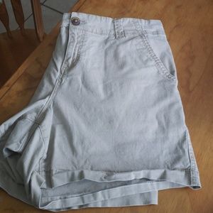 Maurices Womens Plus Khaki Shorts